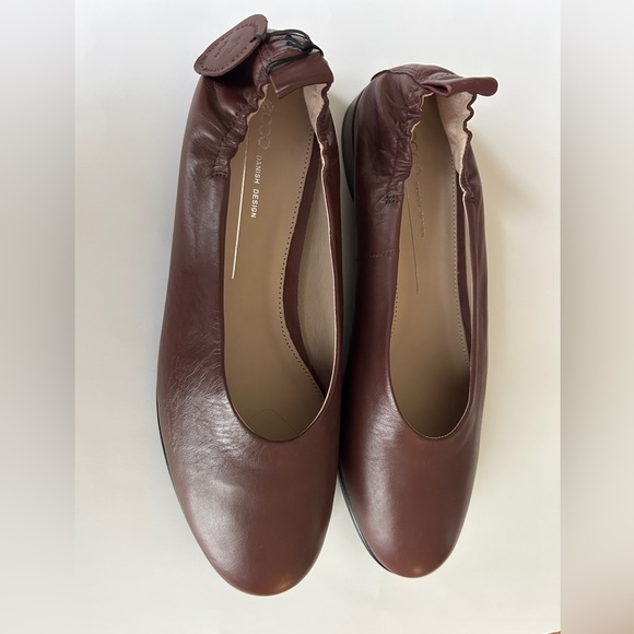 Brand new! ECCO Anine ballet flat size 10-10.5 (41) - Chocolate Brown - Picture 4 of 7